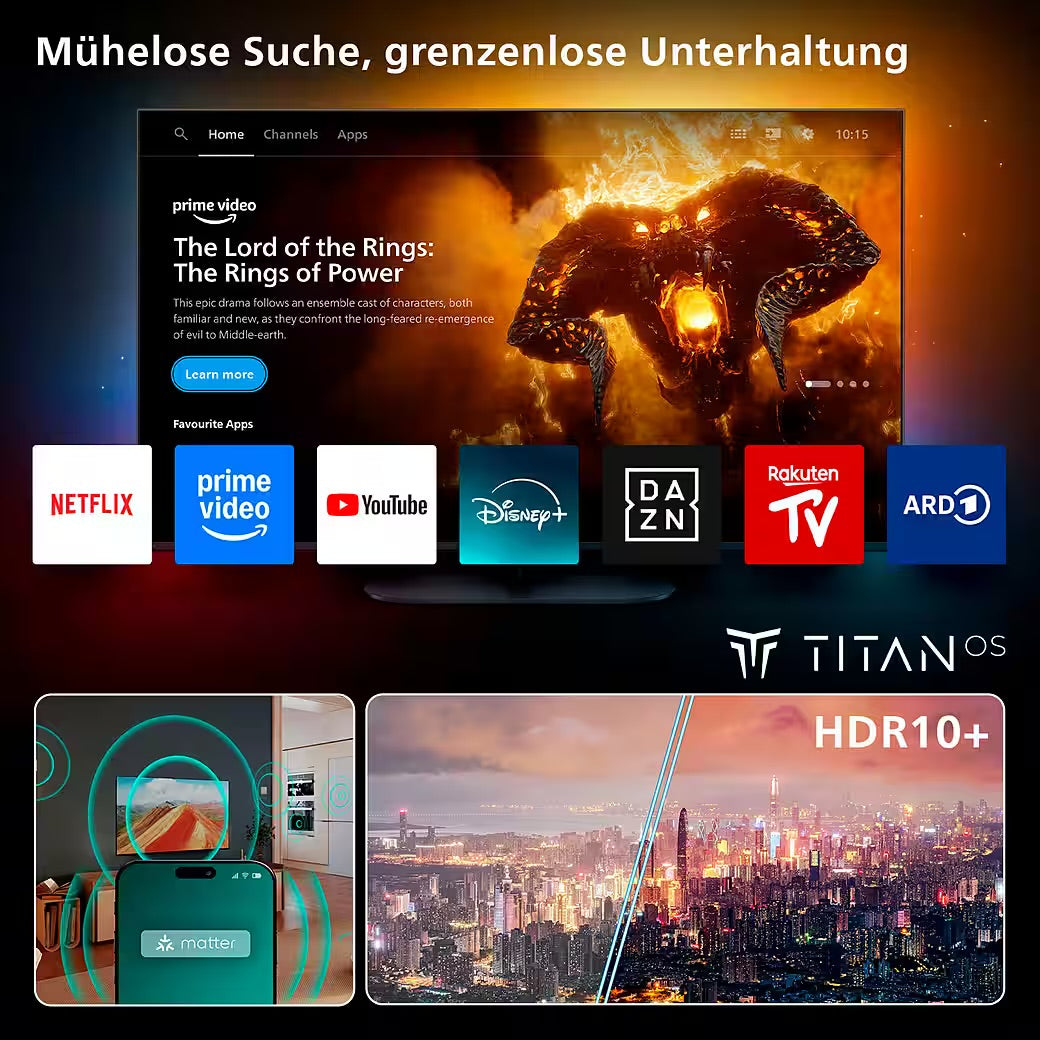 PHILIPS
65PUS7800/12 QLED-Fernseher