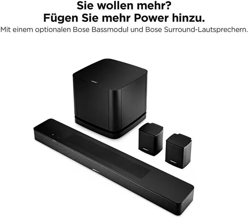 BOSE
Set: Smart Soundbar+Bass 500+Rear Speaker Soundbar