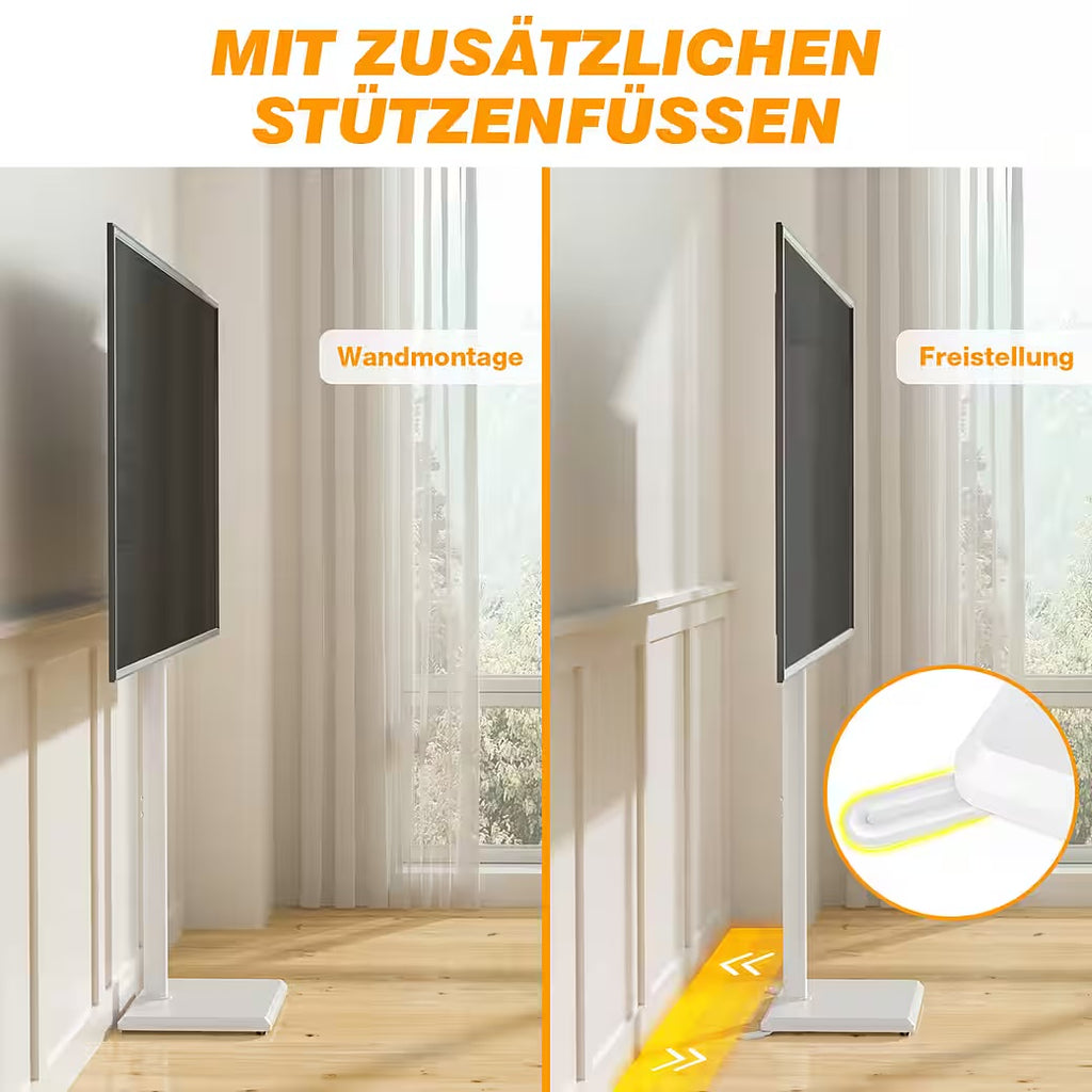 TV-Ständer für 32-55 Zoll Fernseher höhenverstellbar schwenkbar