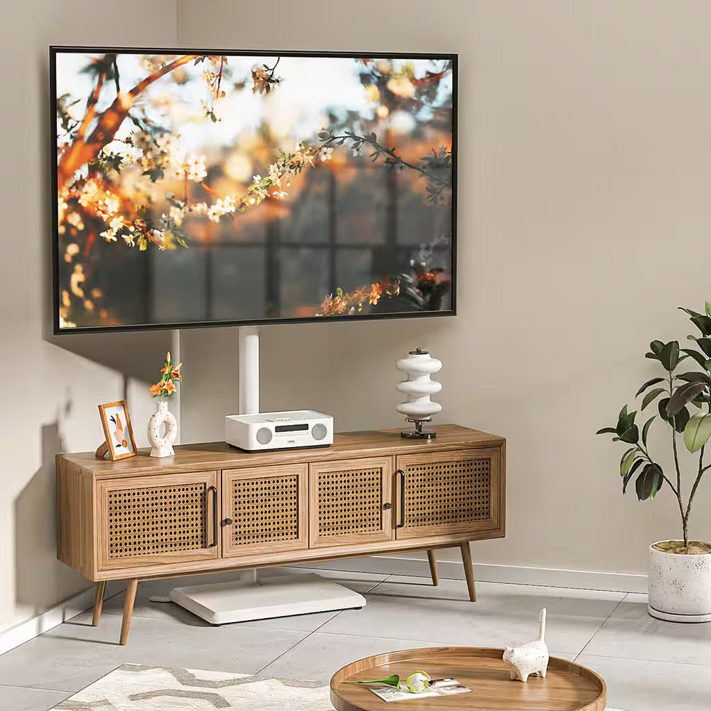 TV-Ständer für 32-55 Zoll Fernseher höhenverstellbar schwenkbar