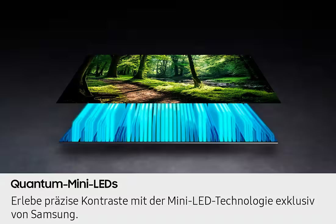 SAMSUNG
GQ55QN70FAU QLED-Fernseher
Neo Quantum HDR, 4K AI Upscaling, Gaming Hub, Motion Xcelerator 144Hz