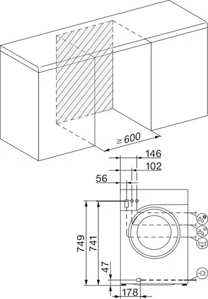 Waschmaschine WSJ883 WCS PWash&TDos&Steam