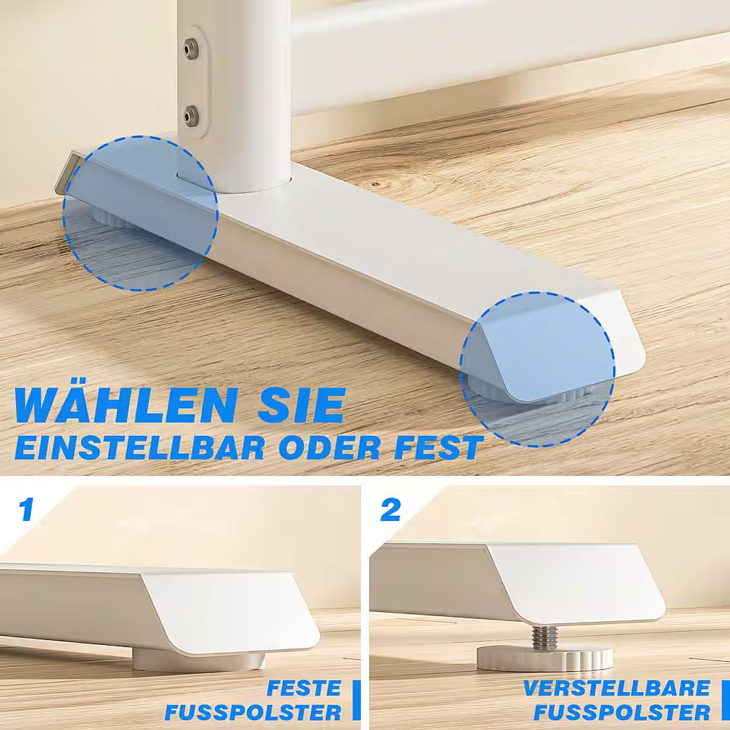 TV-Ständer TV Bodenständer für 60 bis 86 Zoll Fernseher, Regal für Geräte