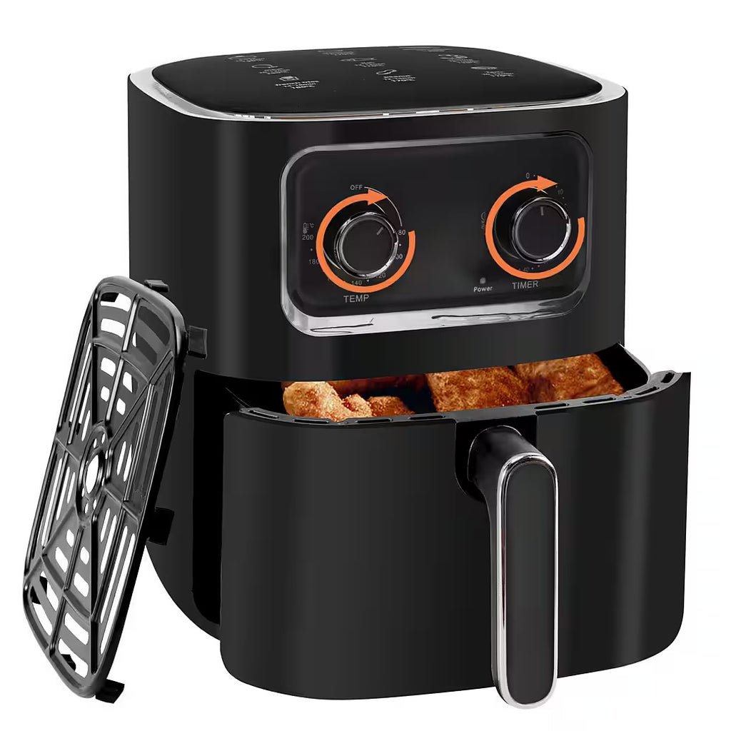 IBETTERTEC
Heißluftfritteuse Airfryer Heißluftfritteuse,2400W Multifunktionale Air Fryer XXL 10L,Heissluftfritteuse,Schnelle Erwärmung,95% weniger Öl,55 Prozent energiesparend,spülmaschinenfeste Körbe