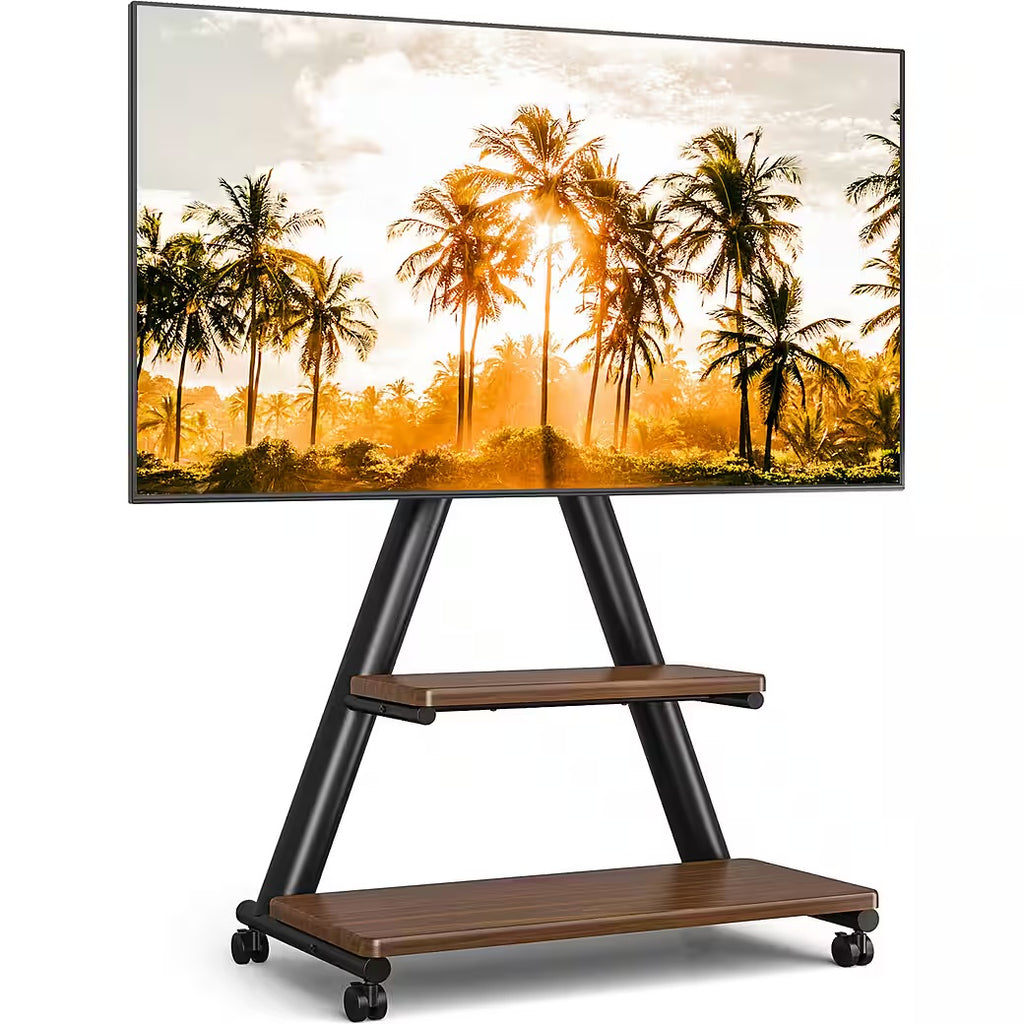 TV-Ständer Rollständer für Fernseher Höhenverstellbar für 32-80 Zoll Fernseher