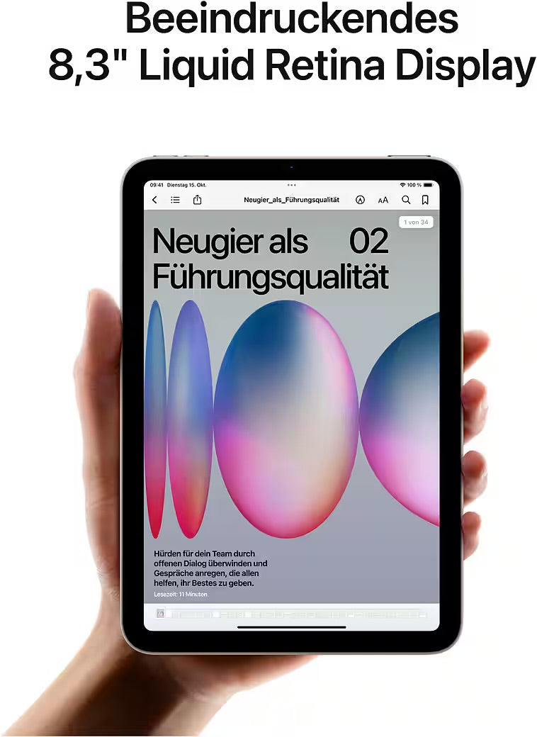 iPad mini 2024 Wi-Fi + Cellular 512 Go Tablette